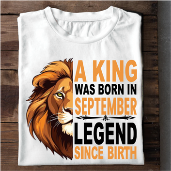 015 - A KING WAS BORN IN SEPTEMBER